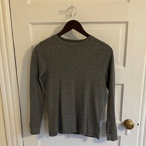 Boy’s Gray Long Thermal Shirt